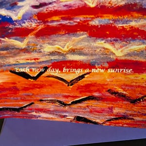 Sunrise Cards with envelopes
