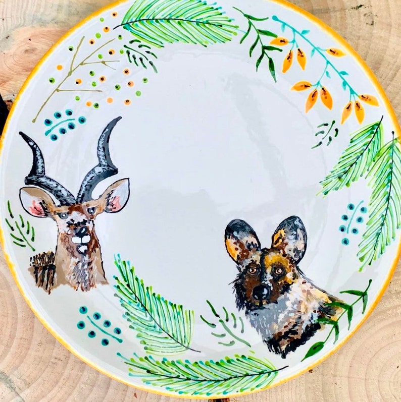 Animal dinner plates Clearance