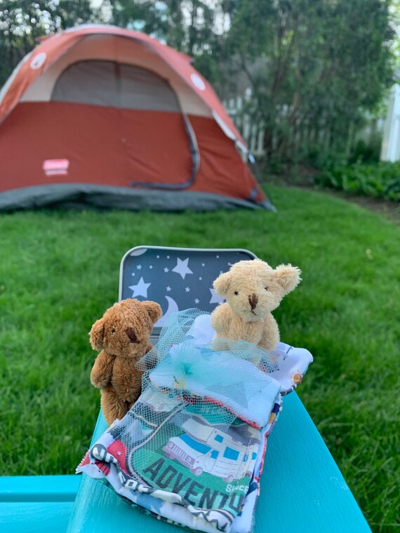 Printed Plush Sleep Sack Blue Bears Printed Plush Sleep Sack Blue Bears