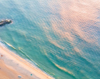 Bradley Beach IX - Sunrise - Jersey Shore Aerial Beach Photography