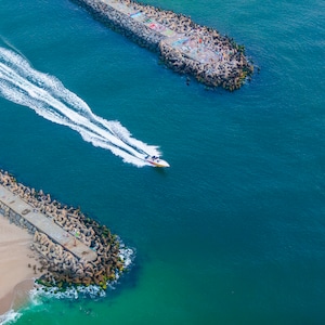 Point Pleasant I - Sunrise - Jersey Shore Aerial Beach Photography Jersey Shore - Wall Art - Home Decor - New Jersey - NJ - Coastal Living