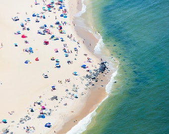 Sandy Hook IV - Aerial Beach Photography Jersey Shore - Wall Art - Home Decor - New Jersey - NJ - Coastal Living