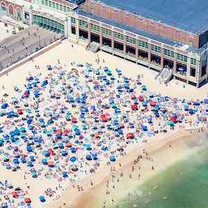 Asbury Park X - Aerial Beach Photography - Jersey Shore - Wall Art - Home Decor - New Jersey - NJ - Coastal Living