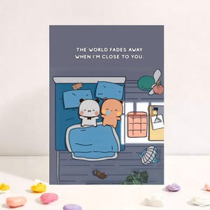 When I&#39;m Close To You | Cute Anniversary Card | Gift for Boyfriend, Girlfriend, Husband, Wife, Him, Her - Bubu Dudu Bear