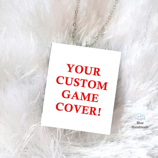 Custom Mini Game Series Pin/Keychain/Necklace Custom Cover - Custom book cover - Mini Book - Christmas Gift - Xbox - Stream