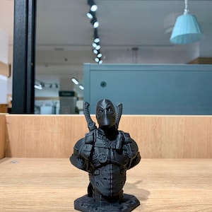 3D printed Deadpool | Deadpool Figure | Collectible Figure | Decoration | Deadpool Bust / Action Figure | Home, Desktops Decoration | Gift