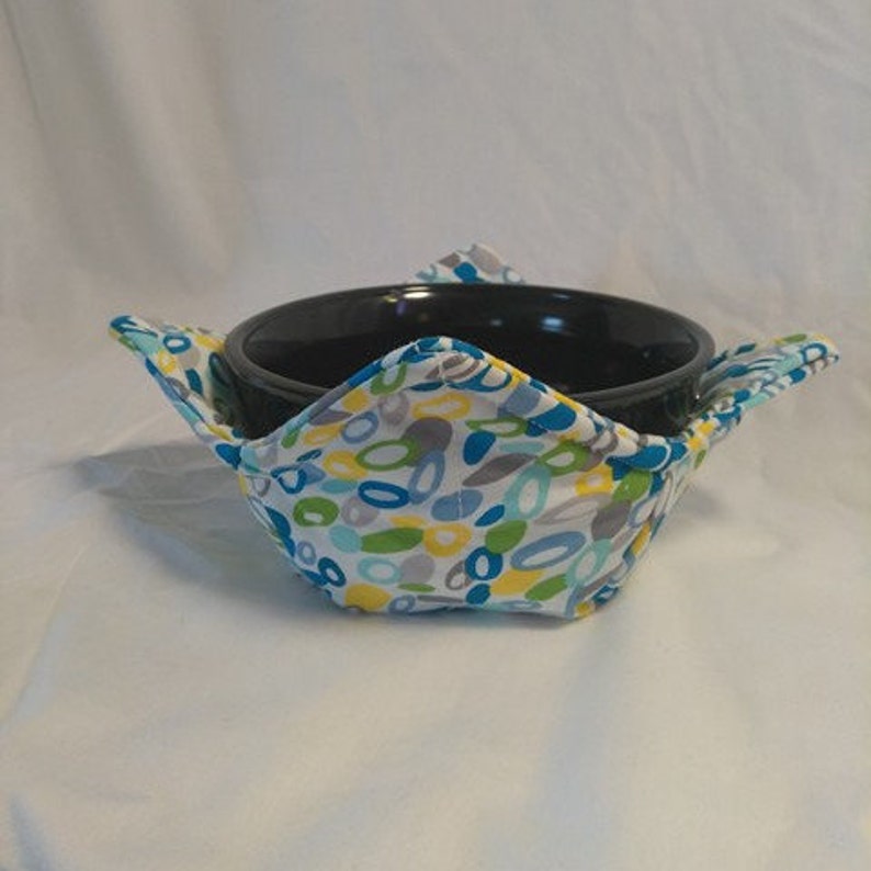 Bowl Cozy, Reversible Bowl Holder, Soup Bowl Holder, Pot Holder