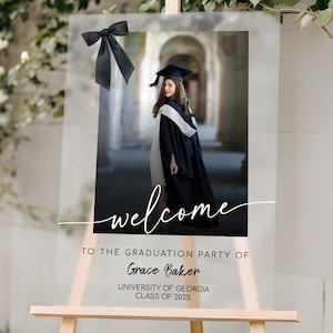 Graduation Party Welcome Sign, 2026 Graduation Sign, Graduation Party Decor Sign, Graduation Decoration, Graduation Gifts, Class of 2026 image 1