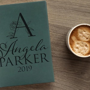 Personalized Journal, Custom Leather Notebook, Engraved Lined Notebook, Journal Gift for Mom, Women Birthday Gift, Birthday Gift for Her