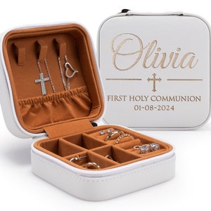 First Communion Gifts for Girls, Personalized Jewelry Box for Girls Catholic Religious Gift for Girl First Holy Communion Gift 1st Communion