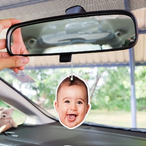 Custom Car Air Freshener, Car Scent, Fathers Day Gift, Car Air Freshener, Custom Car Freshie, Picture Freshener Personalized Car Accessories