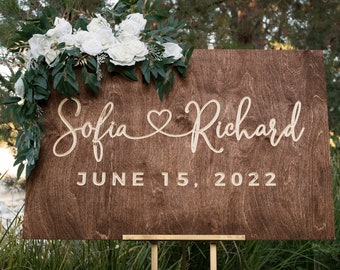 Wedding Signs, Wedding Welcome Sign, Welcome Wedding Sign Wood, Wedding Decor, Wedding Signage, Welcome Sign Wedding, Welcome to our Wedding