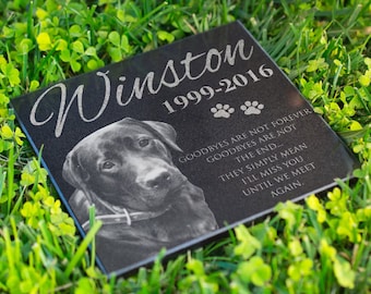 Pet Memorial Stone, Dog Memorial Stone, Personalized Pet Memorial Gift, Dog Memorial Gift, Pet Headstone, Pet Grave Stone, Pet Grave Marker