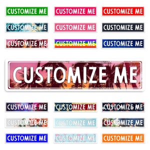 Custom Street Sign, Metal Street Sign, Personalized Street Sign, Make Your Own Street Sign, Quality Metal Sign, Road Signs, Name Sign
