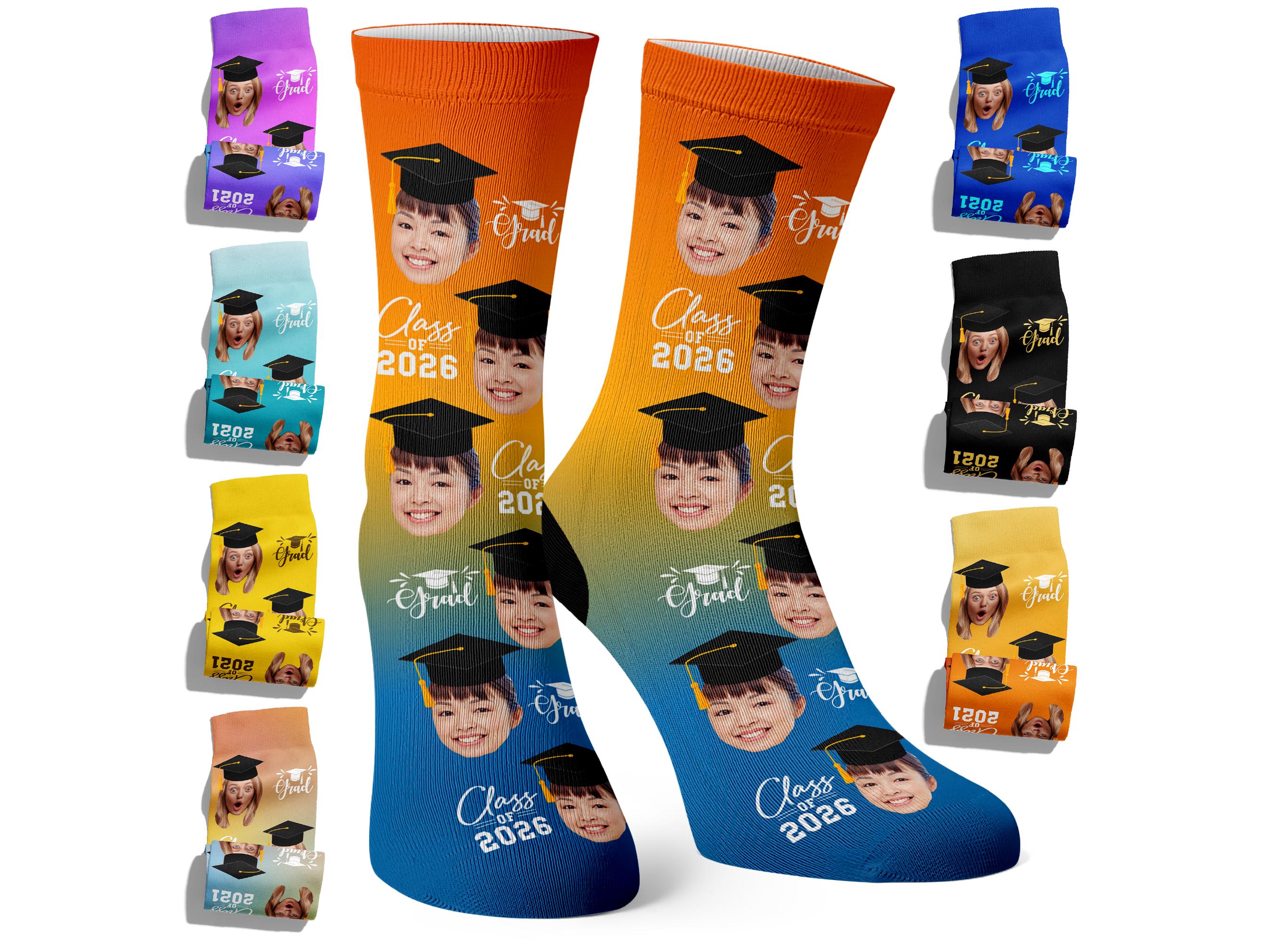 Graduation Socks - Etsy