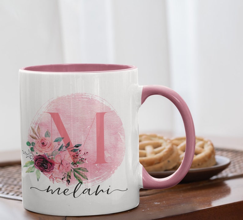 Personalized Coffee Mug Name Coffee Cup Initial Mug Gift for Etsy