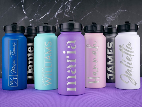 Double Wall Sports Bottle With Straw Personalized Stainless Steel Water ...