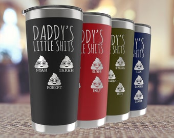 Vaso para papá, regalos de cumpleaños para papá, regalo de niños, regalos para papá, regalo divertido para papá, vaso personalizado para papá, vaso de papá