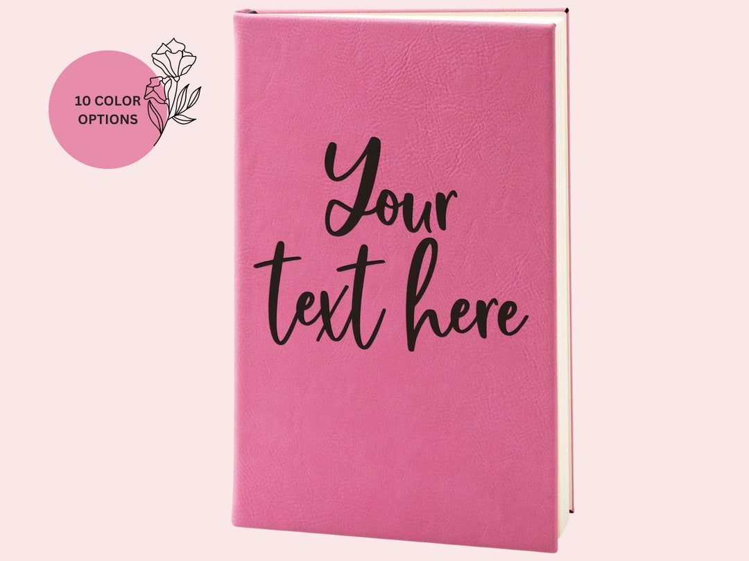 Personalized Leather Journal for Women, Your Custom Design, Gift for