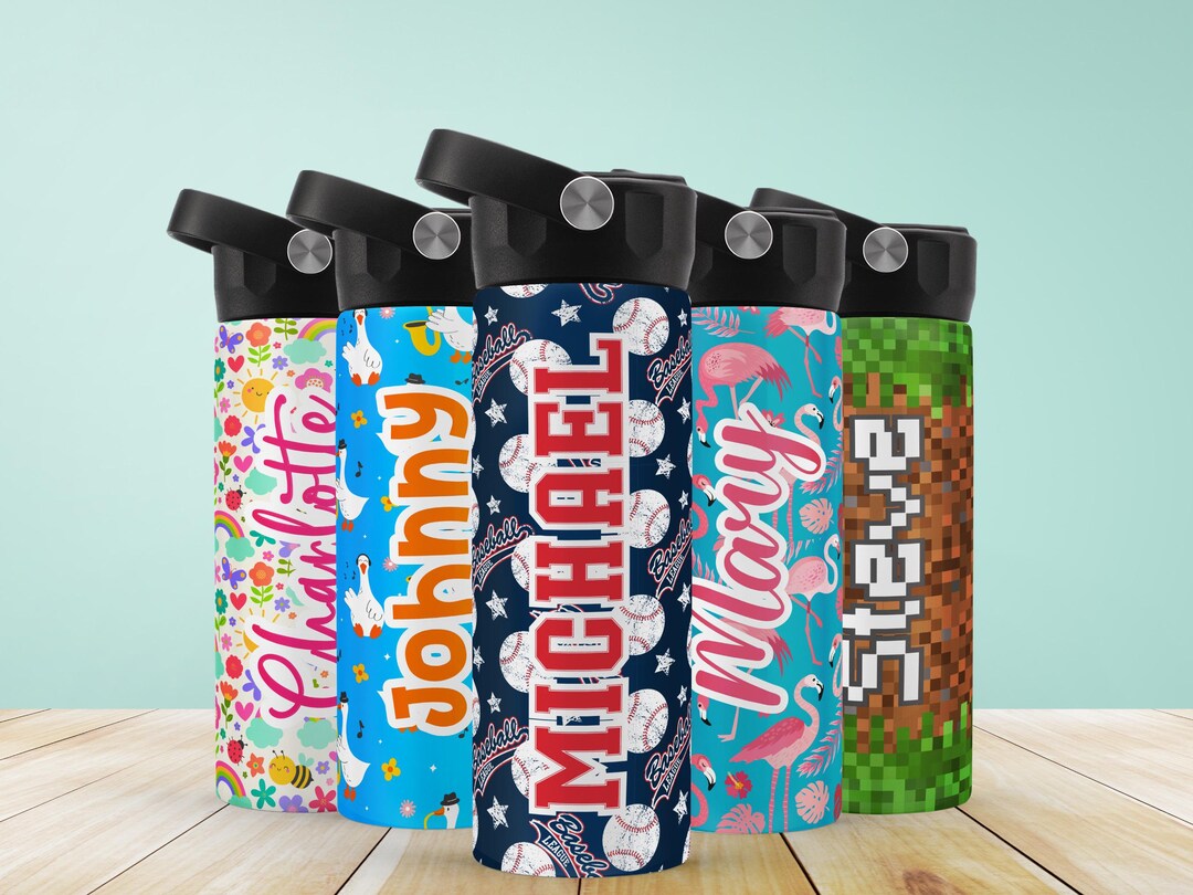 Personalized Kids Water Bottle, Birthday Gifts for Kids, Name Cup Gift ...
