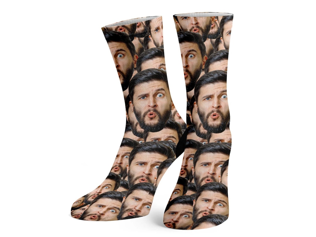 Calcetines Con Diseño De Triangulos Celestes - Calcetines