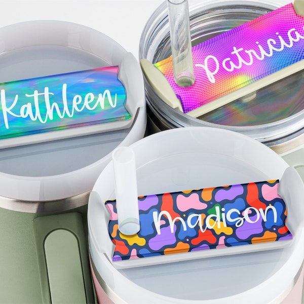 Stanley Name Plate, Personalized Name Tag for Stanley Tumblers, Customized Acrylic Name Plate for Stanley Lids, Gift for Her, Gift for Mom