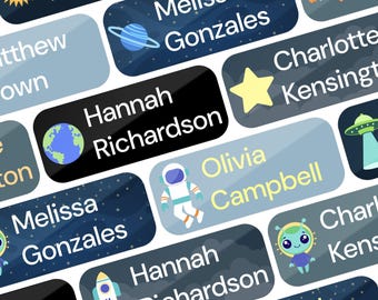 Kids Name Stickers, Daycare Name Labels, Preschool Name Labels, Waterproof Name Labels, School Supplies Labels, Back to School Gift for Kids