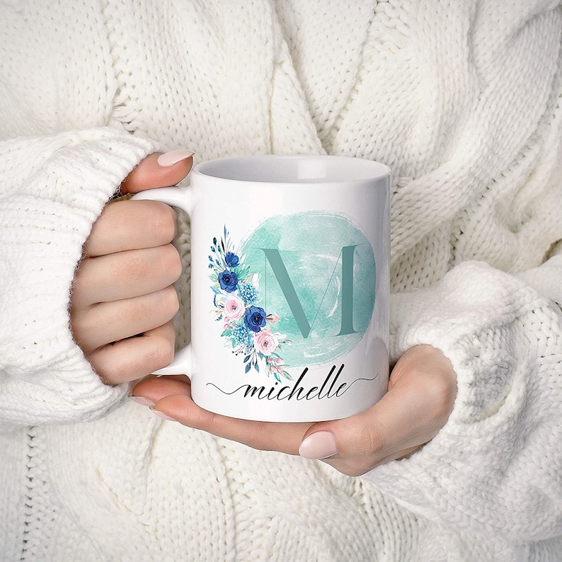 Personalized Coffee Mug Name Coffee Cup Initial Mug Gift for Etsy