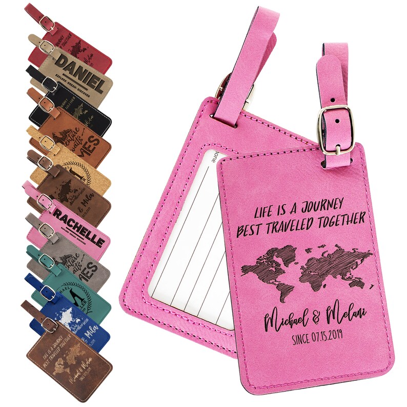 Personalized Luggage Tags Custom Luggage Tags Gift for Travel Etsy