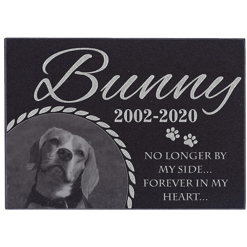 Pet Memorial Stone, Dog Memorial Stone, Personalized Pet Memorial Gift, Dog Memorial Gift, Pet Headstone, Pet Grave Stone, Pet Grave Marker Design 1