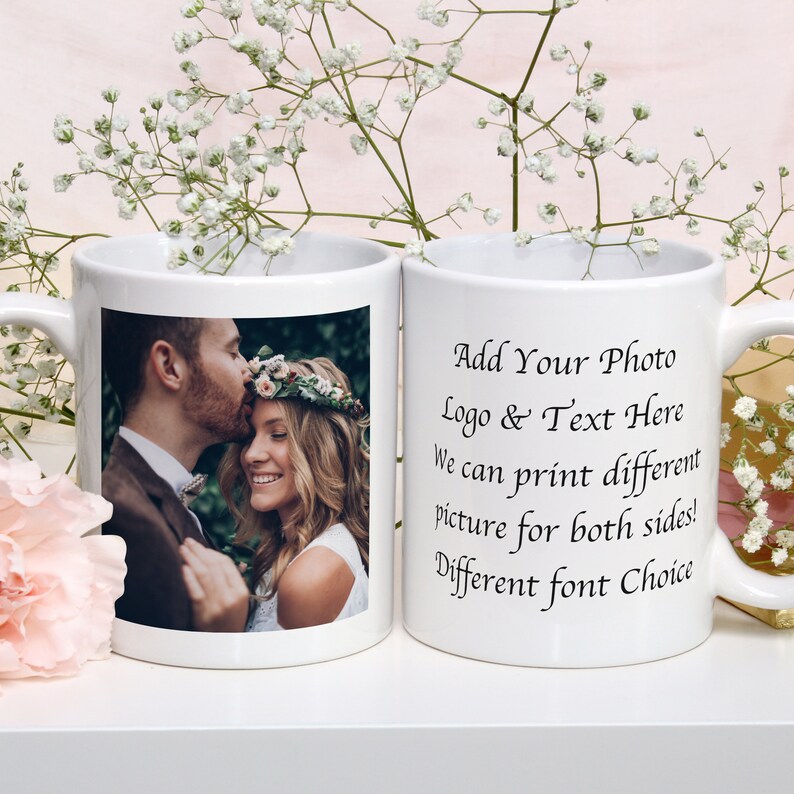 Custom Photo Mug, Mothers Day Gifts, Personalized Coffee Mug, Anniversary Gift for Her, Custom Photo Coffee Mug, Mug with Photo and Text image 6