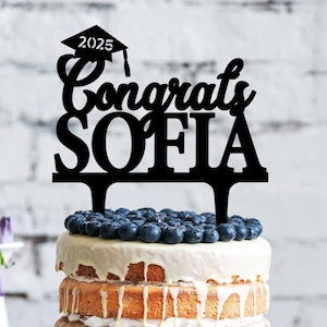 Custom Cake Topper Graduaton Class Of 2025 Topper Personalzed Topper Graduaton Topper