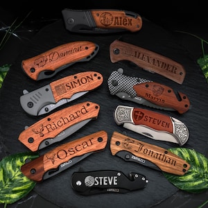Pocket Knife, Personalized Gift for Him, Custom Pocket Knives, Birthday Gift for Men, Dad Gifts from Daughter, Boyfriend Birthday Gifts