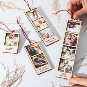 Photo Ornament, Custom Photo Ornament, New Baby Gift, Photo Frame Ornament, Anniversary Gift, Engagement Gift, Gifts for Couple, Home Decor