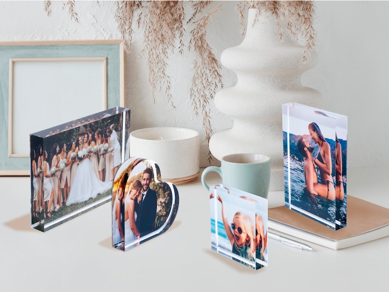 photo acrylic block gift, custom photo gifts