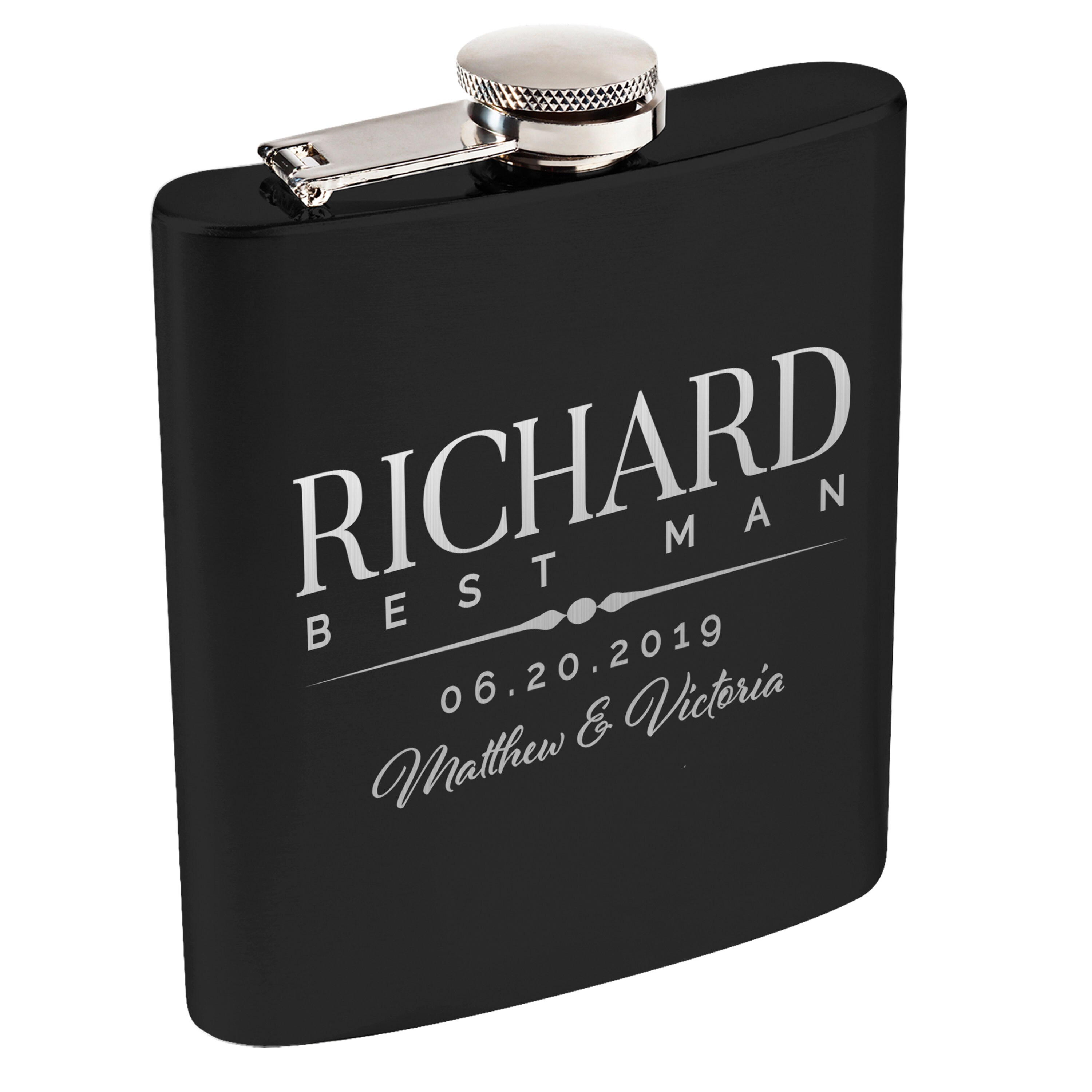 Personalized Flask For Wedding Groomsmen Gift Customized Etsy