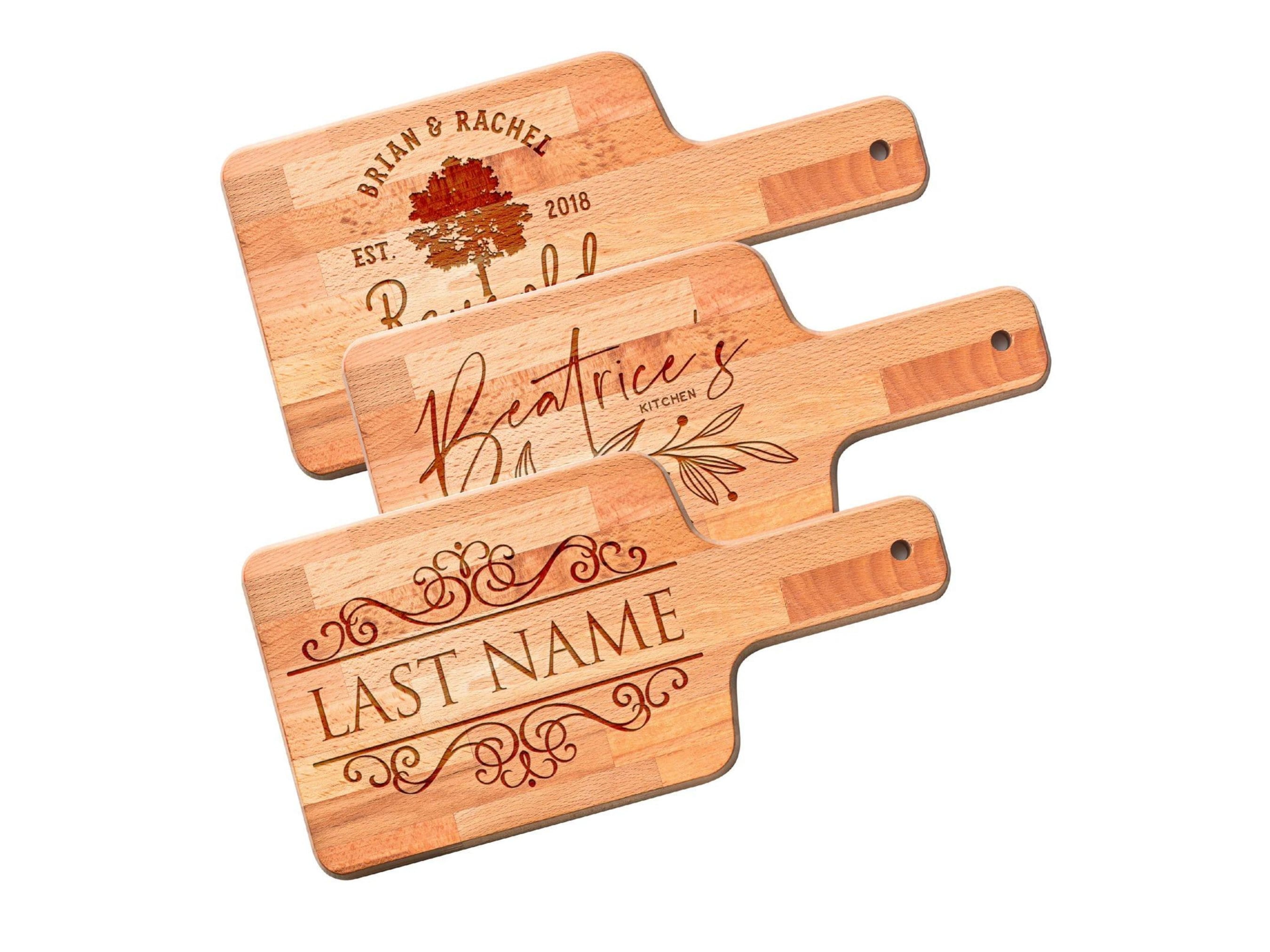 Personalized Cutting Board Custom Wedding Gift House Warming Etsy