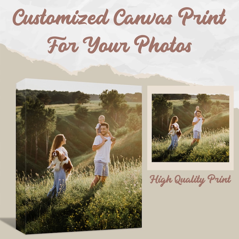 Canvas Print, Photo Canvas, Canvas Wall Art, Anniversary Gifts for Him, Canvas Print from Photo, Wedding Photo Gift, Wall Décor bild 3