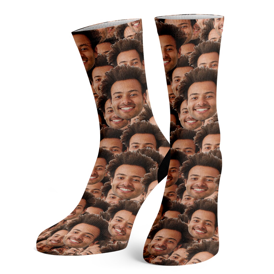 Face Socks Multiple Faces Customized socks Groomsmen sock Etsy