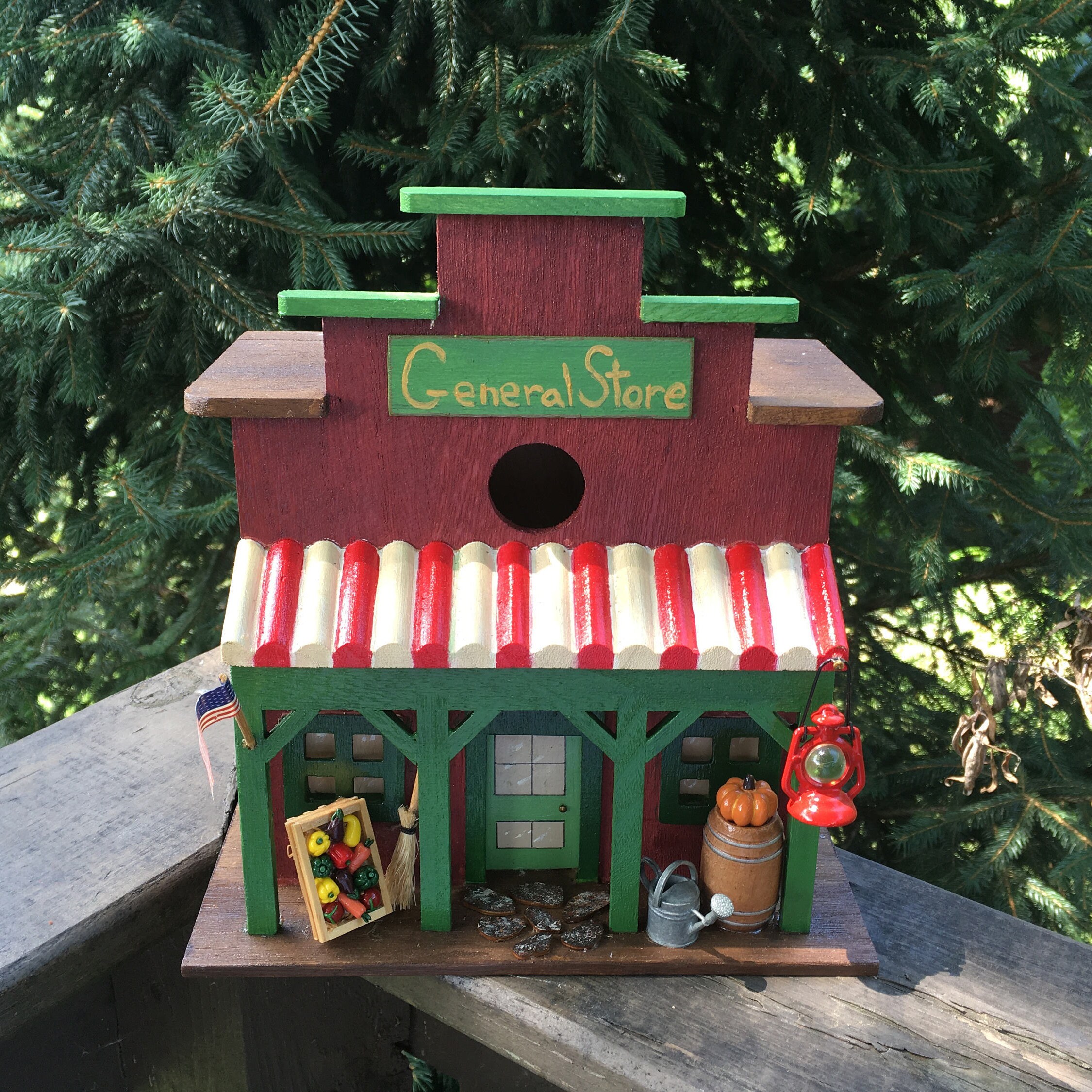 General Store Birdhouse//Old Fashioned//Hand Etsy