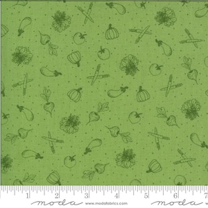 Moda Fabric — 1 Yard x 44&quot;  Moda Homestead by April Rosenthal Pattern # 24093-17 Quilting Cotton Fabric
