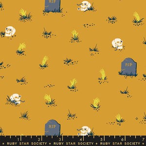 Ruby Star Society Fabric -- 1 Yard x 44&quot;  Tiny Frights by Alexia Abegg Pattern #RS5122 11G Quilting Cotton (Please Read Description)