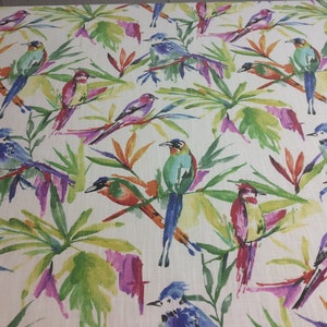 By the Yard x 54&quot; Richloom Songbird Tropical Home Decor Fabric