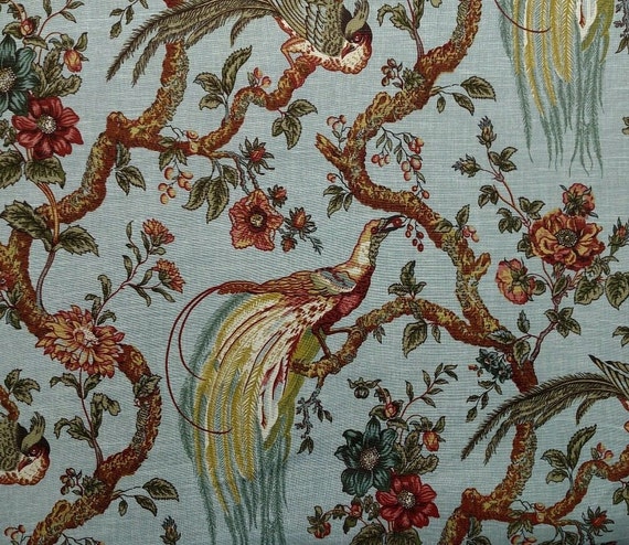 Waverly Olana Bayleaf Home Decorator Drapery Upholstery Fabric Etsy