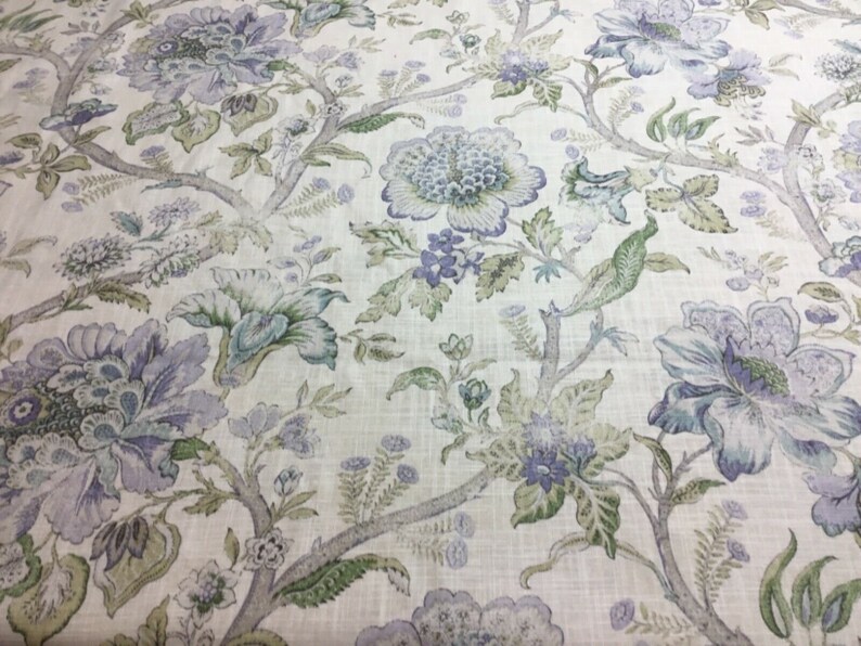 1.5 Yards x 54 P Kaufmann Jacobean Floral Home Decor Fabric