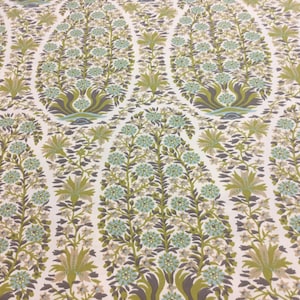 By the Yard x 54” Covington Antionette Lemon Grass Home Decor Fabric