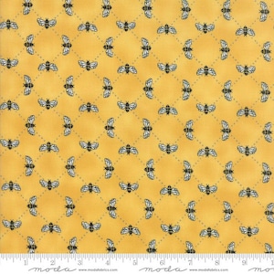 Moda Fabric — 1 Yard x 44&quot; Bee Inspired by Deb Strain Pattern # 19796-13 Cotton