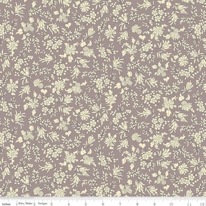 Liberty Fabrics -- By the Half Yard x 42&quot;-- Woodland Walk Misty Morning Thistle Field Quilting Fabric