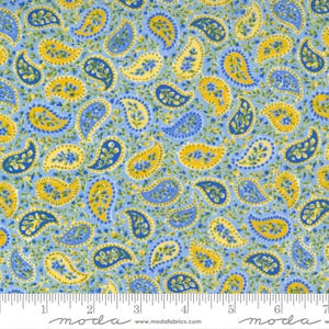 Moda-stof: 1 x 44&quot; Moda Summer Breeze 2021-patroon # 33614-15 katoen