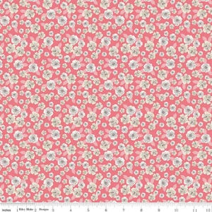 Riley Blake--Na pół jarda x 42&quot;--Kwiatowe ogrody Kwiaty Różowy Wzór # C14363-RÓŻOWY